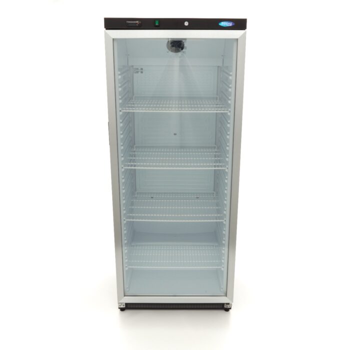 Külmik – 600 l – must – klaasuksega - Image 2