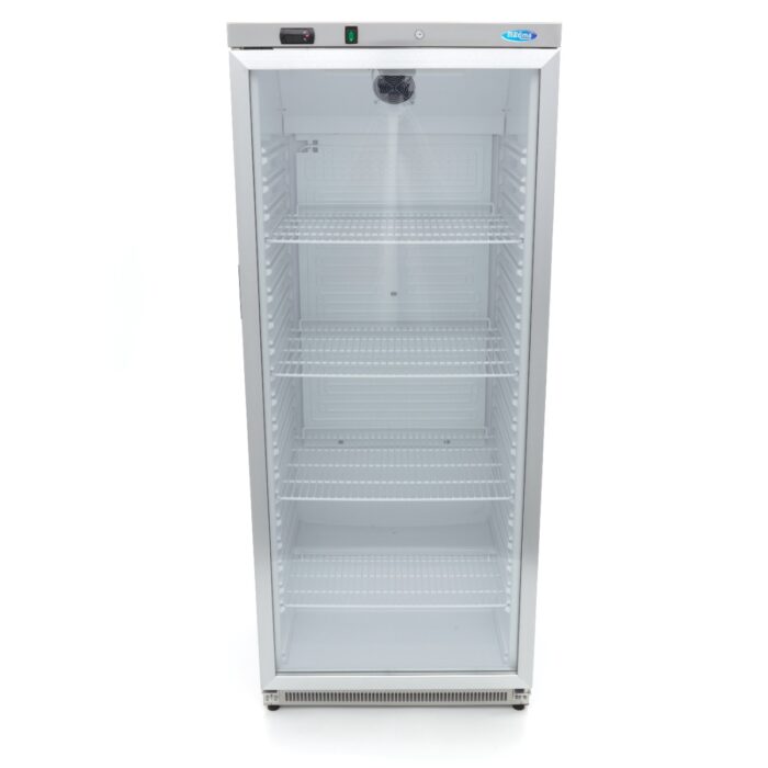 Külmik – 600 l – roostevaba teras – klaasuksega - Image 2