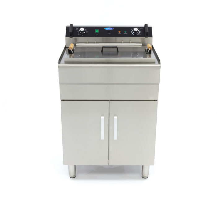 Fritüür - 35 l - 1 korv - äravoolukraaniga - 400 V - Image 2