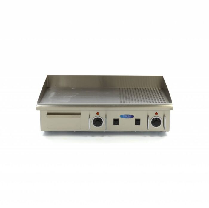 Grillplaat – pooleldi sooniline – 73 cm – koos tilgakogujaga – 400 V - Image 2
