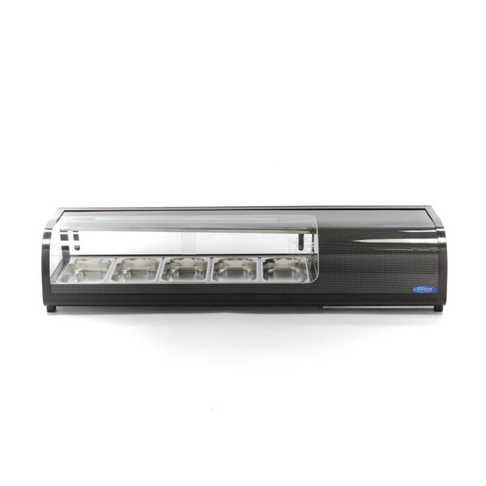Sushi ja tapas vitriin – 52 l – sisaldab 5 x 1/3 GN – lauapealne - Image 2