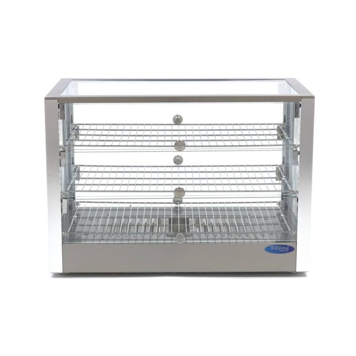 Soojendatud toidu vitriin – 115 l – 70 cm – 3 riiulit - Image 2
