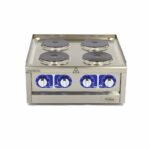 Professionaalne pliit – 4 põletit – kahekordne – sügavus 60 cm – 400 V - Image 2