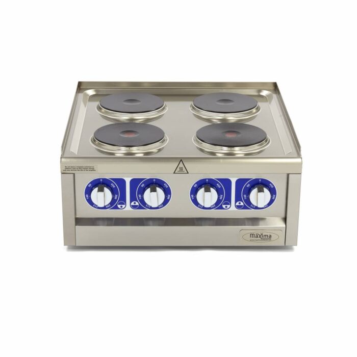 Professionaalne pliit – 4 põletit – kahekordne – sügavus 60 cm – 400 V - Image 2