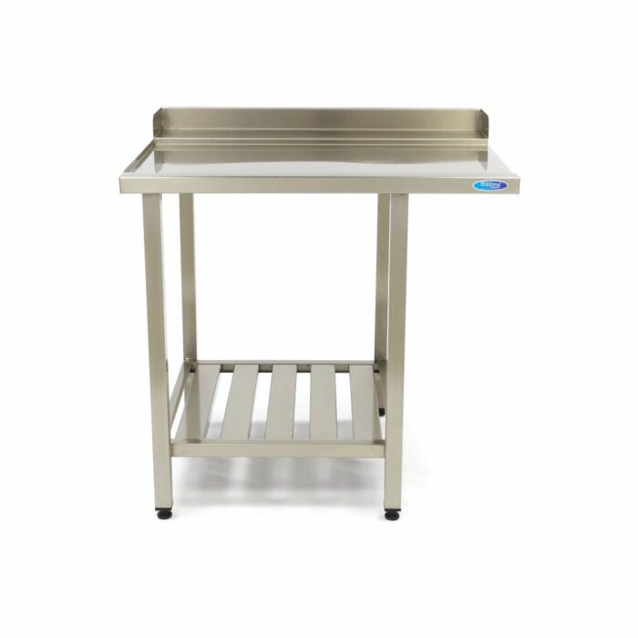 Nõudepesumasina laud – 70 x 75 cm – vasakul – tagaseinaga ja hoiuriiuliga - Image 2