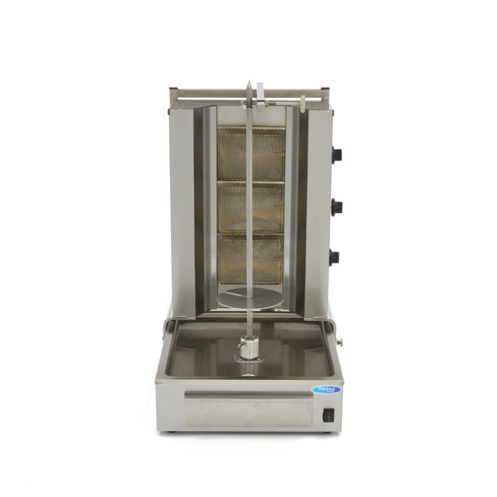 Kebabi grill – 3 põletit – 40 kg liha – gaas - Image 2