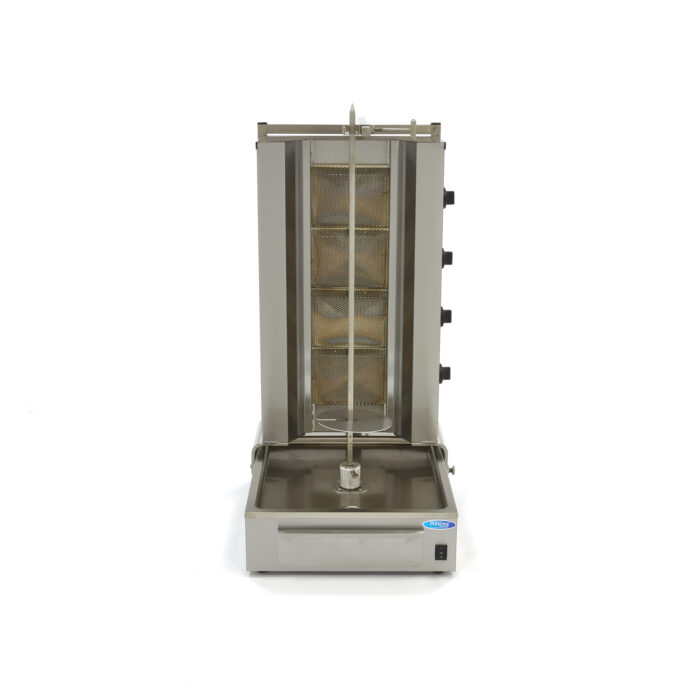 Kebabi grill – 4 põletit – 70 kg liha – gaas - Image 2