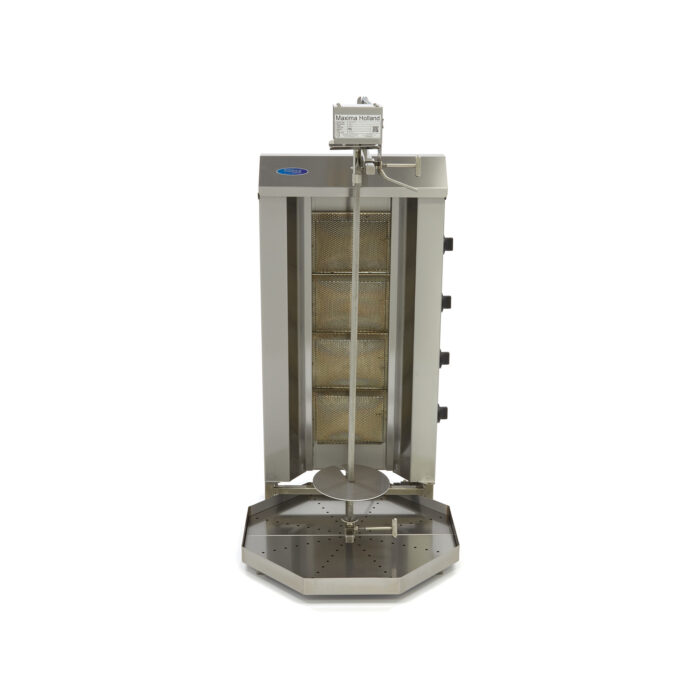 Kebabi grill – 4 põletit – 50 kg liha – gaas - Image 2