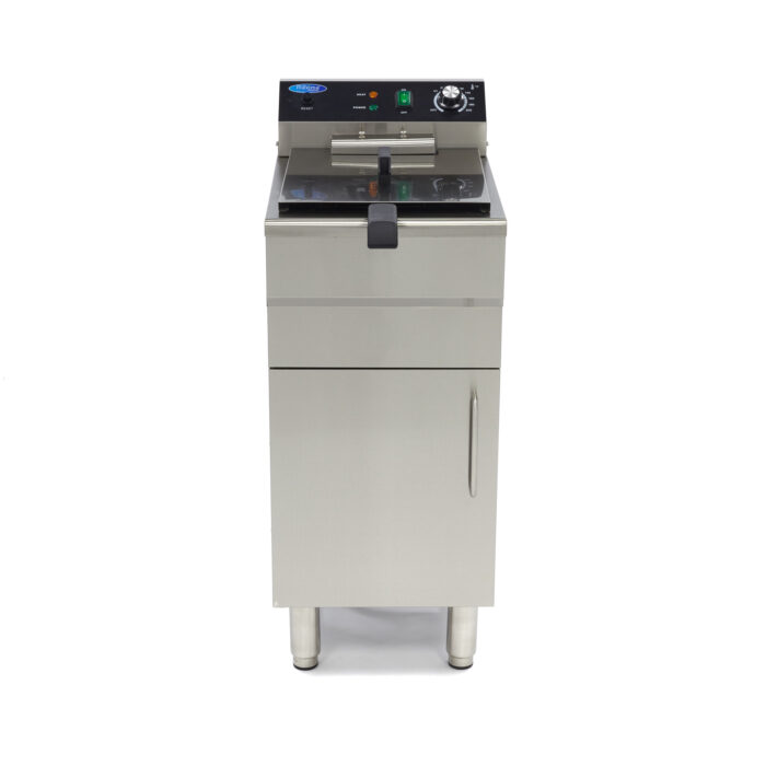 Fritüür - 16 l - 1 korv - äravoolukraani ja alusega - 400 V - Image 2