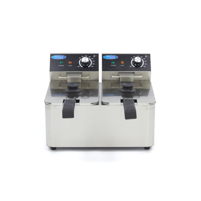 Friteerimismasin – 2 x 4 l – 2 korvi – kuni 1,5 kg friikartulit - Image 2