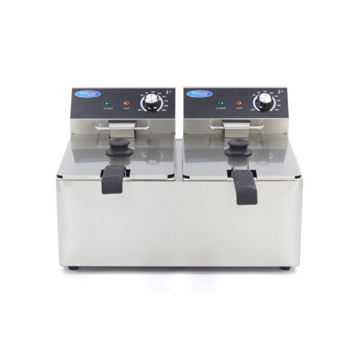 Friteerimismasin – 2 x 8 l – 2 korvi – kuni 2,8 kg friikartulit - Image 2