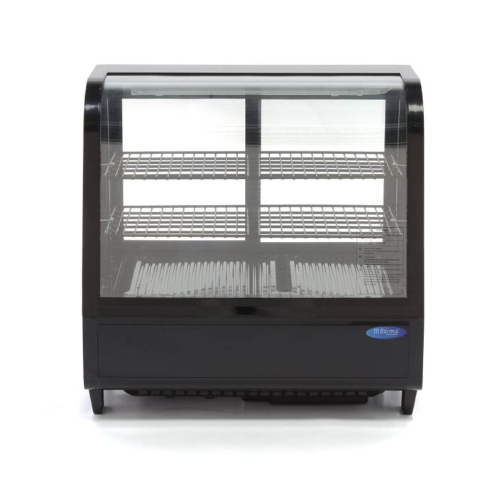 Vitriinkülmik – 100 l – 68 cm – must – tagumine lükanduks - Image 2
