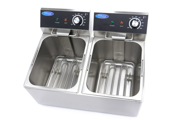 Friteerimismasin – 2 x 8 l – 2 korvi – kuni 2,8 kg friikartulit - Image 5