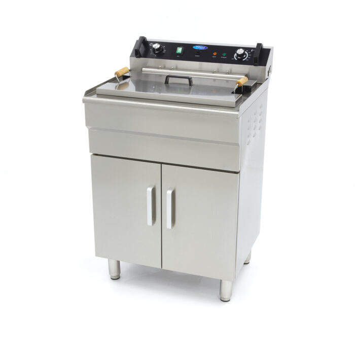 Fritüür - 35 l - 1 korv - äravoolukraaniga - 400 V - Image 1