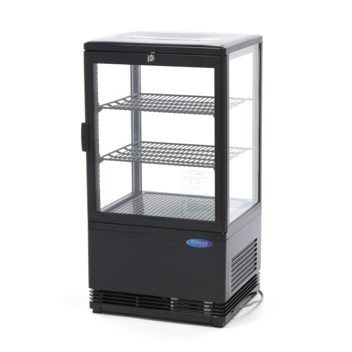 Vitriinkülmik – 58 l – 43 cm – must - Image 1
