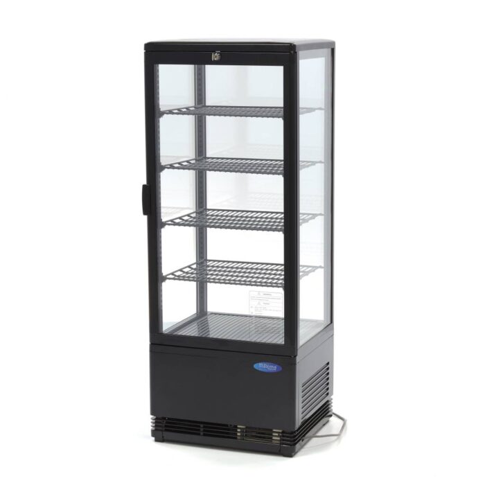 Vitriinkülmik – 98 l – 43 cm – must - Image 1
