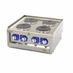 Professionaalne pliit – 4 põletit – kahekordne – sügavus 60 cm – 400 V