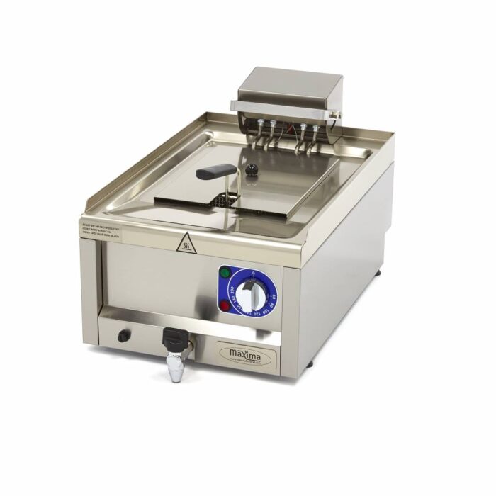 Fritüür – 10 l – 1 korv – äravoolukraaniga – 400 V - Image 1