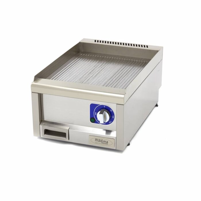 Tööstusliku kvaliteediga grillplaat – sooniline – ühekordne – sügavus 60 cm – elektriline - Image 1