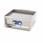 Tööstusliku kvaliteediga grillplaat – sile – kaheosaline – sügavus 60 cm – elektriline – 400 V
