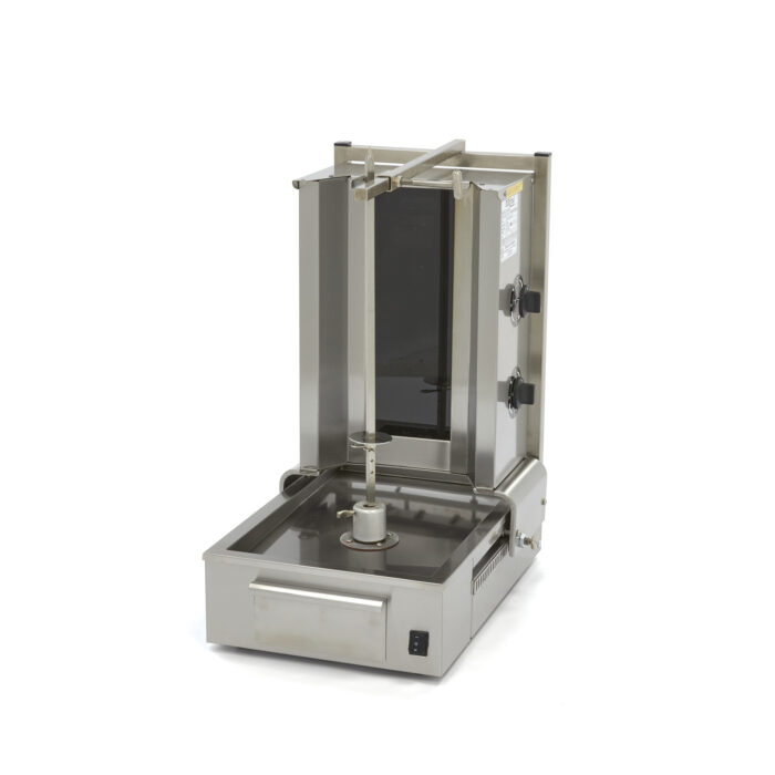 Kebabi grill – 2 põletit – 20 kg liha – elektriline - Image 1