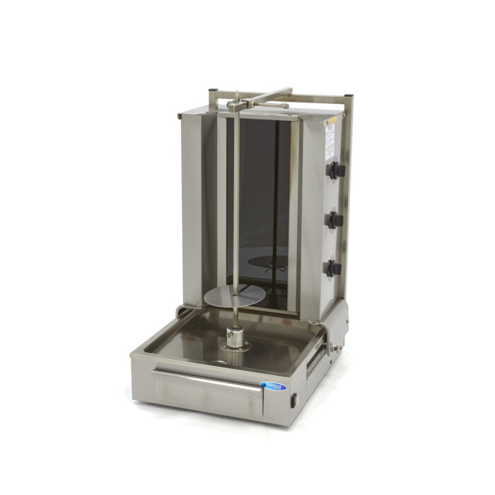 Kebabi grill – 3 põletit – 40 kg liha – elektriline - Image 1