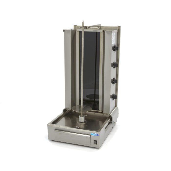 Kebabi grill – 4 põletit – 70 kg liha – elektriline - Image 1