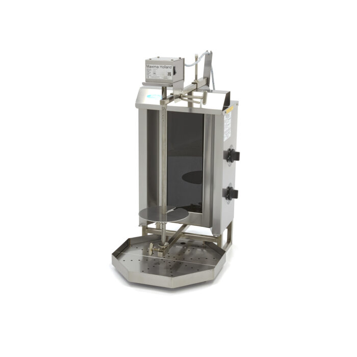 Kebabi grill – 2 põletit – 20 kg liha – elektriline - Image 1