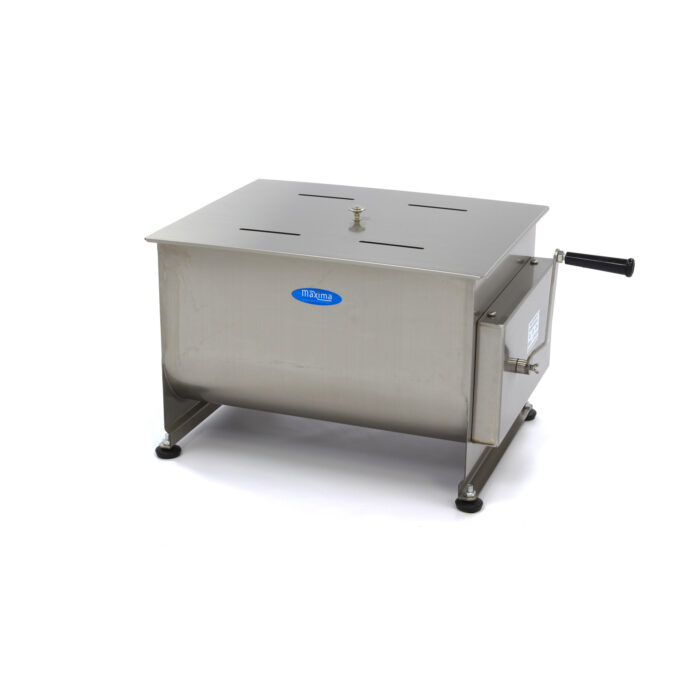 Lihasegisti – 50 l – 43 kg liha – kahe teljega – käsitsi juhitav - Image 1