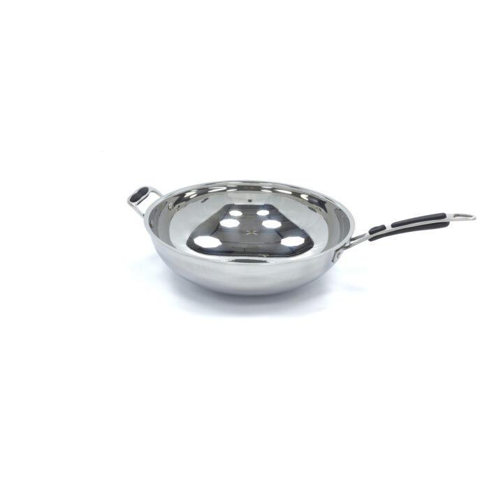 Wok-pann - Ø36 cm - roostevaba teras - induktsioon - Image 1