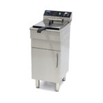 Fritüür - 16 l - 1 korv - äravoolukraani ja alusega - 400 V