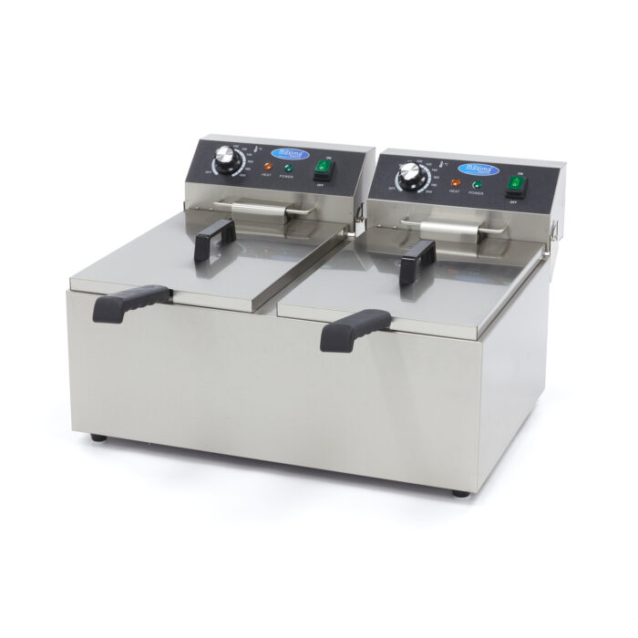 Friteerimismasin – 2 x 11 l – 2 korvi – kuni 2,8 kg friikartulit - Image 1