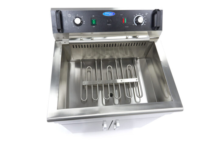 Friteerimismasin – 30 l – 1 korv – äravoolukraani ja alusega - Image 8