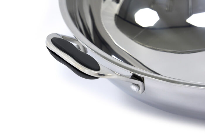 Wok-pann - Ø36 cm - roostevaba teras - induktsioon - Image 5