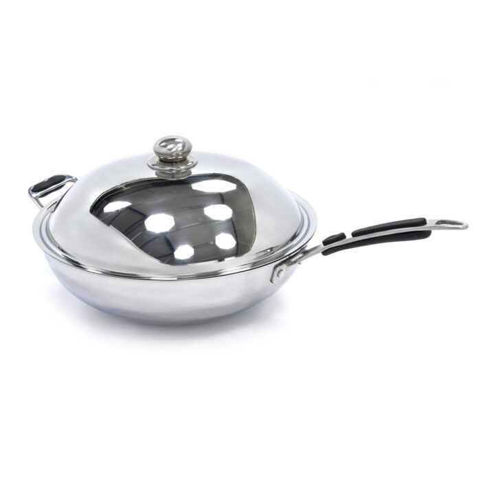 Wok-kaas – Ø36 cm – roostevaba teras – induktsioon - Image 3