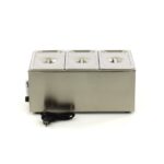 Bain Marie – kraaniga – koos 3 x 1/3 GN komplektiga – elektriline - Image 6