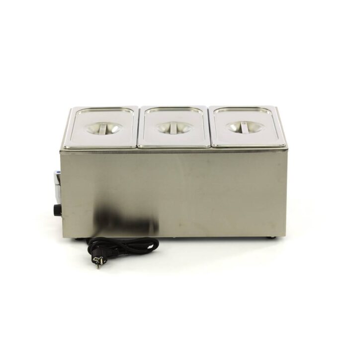 Bain Marie – kraaniga – koos 3 x 1/3 GN komplektiga – elektriline - Image 6