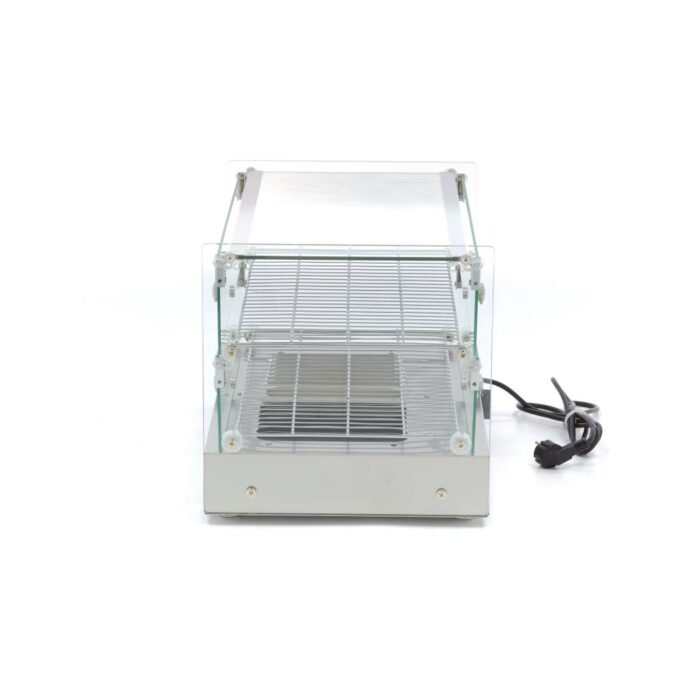 Soojendatud toidu vitriin – 50 l – 55 cm – 2 riiulit - Image 3