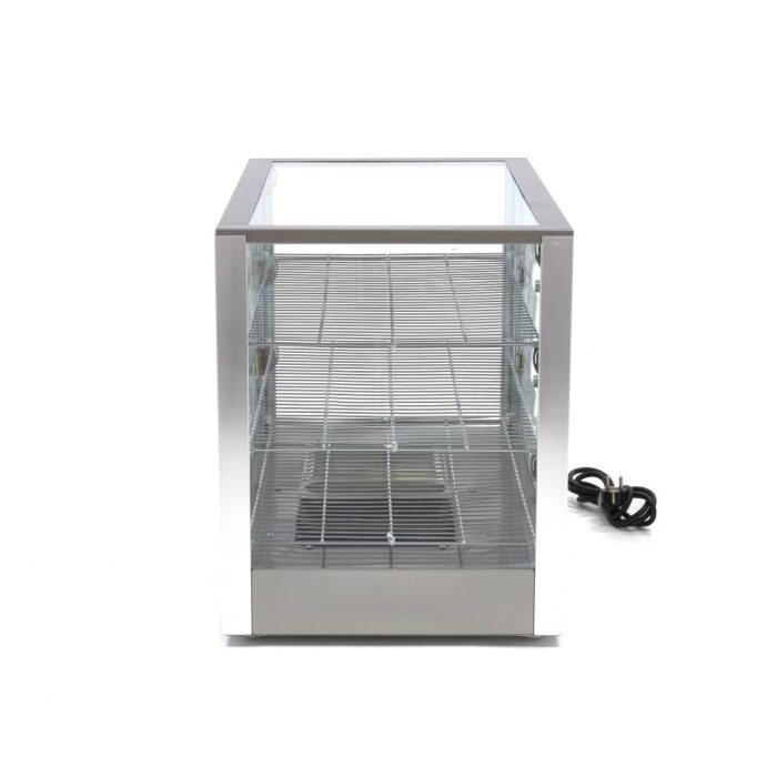 Soojendatud toidu vitriin – 115 l – 70 cm – 3 riiulit - Image 3