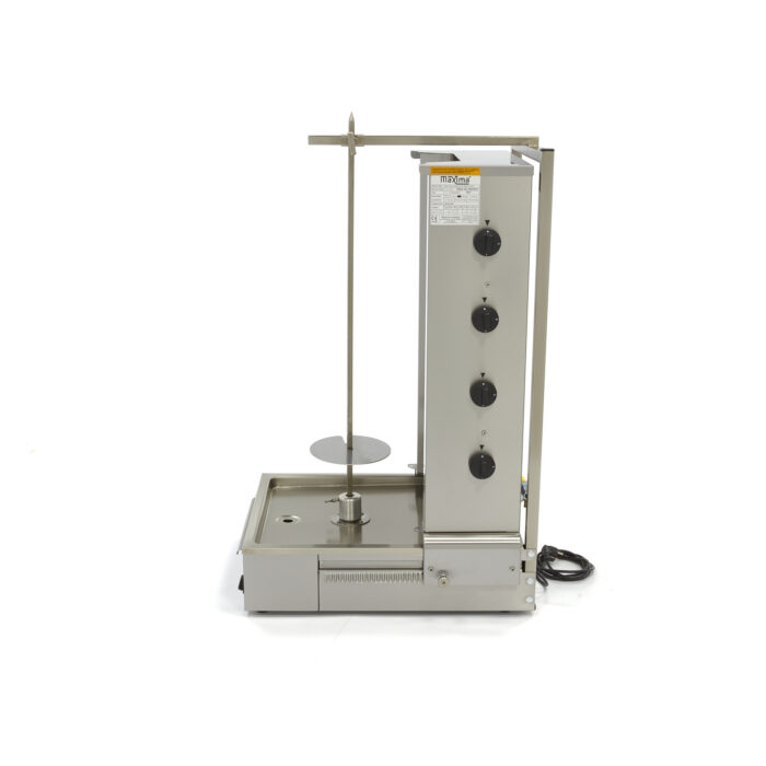Kebabi grill – 4 põletit – 70 kg liha – gaas - Image 3