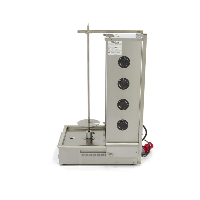 Kebabi grill – 4 põletit – 70 kg liha – elektriline - Image 3
