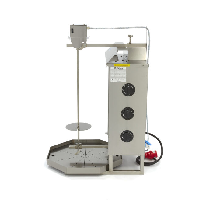 Kebabi grill – 3 põletit – 30 kg liha – elektriline - Image 3