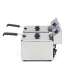 Friteerimismasin – 2 x 8 l – 2 korvi – kuni 2,8 kg friikartulit - Image 3