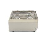Tööstuslik pliit – 4 põletit – kahekordne – sügavus 60 cm – gaas - Image 3