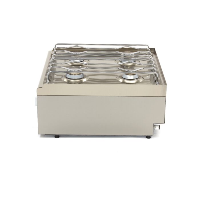 Tööstuslik pliit – 4 põletit – kahekordne – sügavus 60 cm – gaas - Image 3