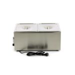 Bain Marie – kraaniga – sisaldab 2 x 1/2 GN komplekti – elektriline - Image 3