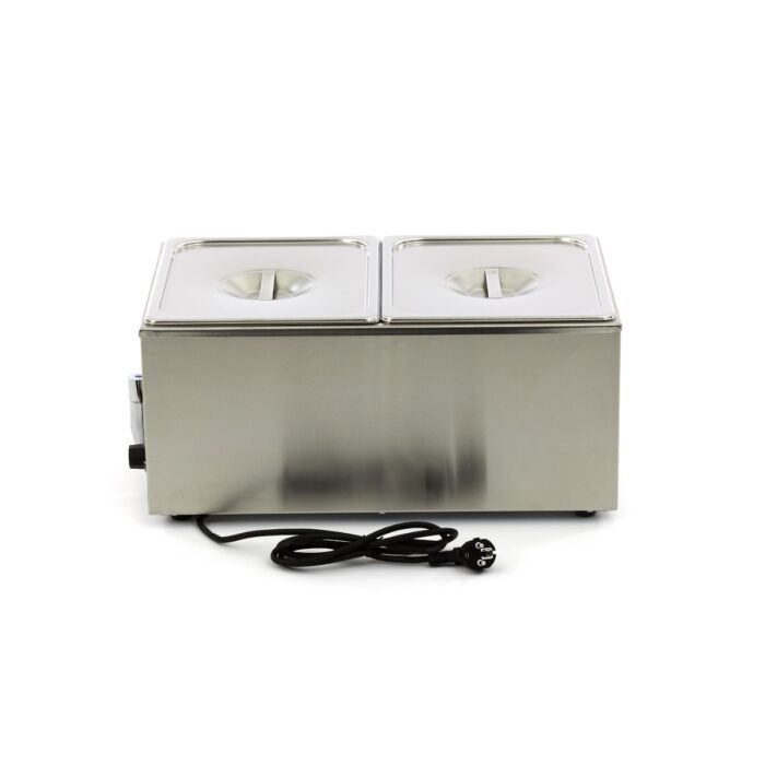 Bain Marie – kraaniga – sisaldab 2 x 1/2 GN komplekti – elektriline - Image 3
