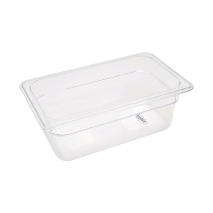 Gastronormi konteiner – 1/4 GN – sügavus 10 cm – polükarbonaat