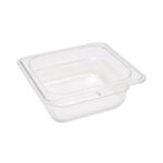 Gastronormi konteiner – 1/6 GN – sügavus 6,5 cm – polükarbonaat