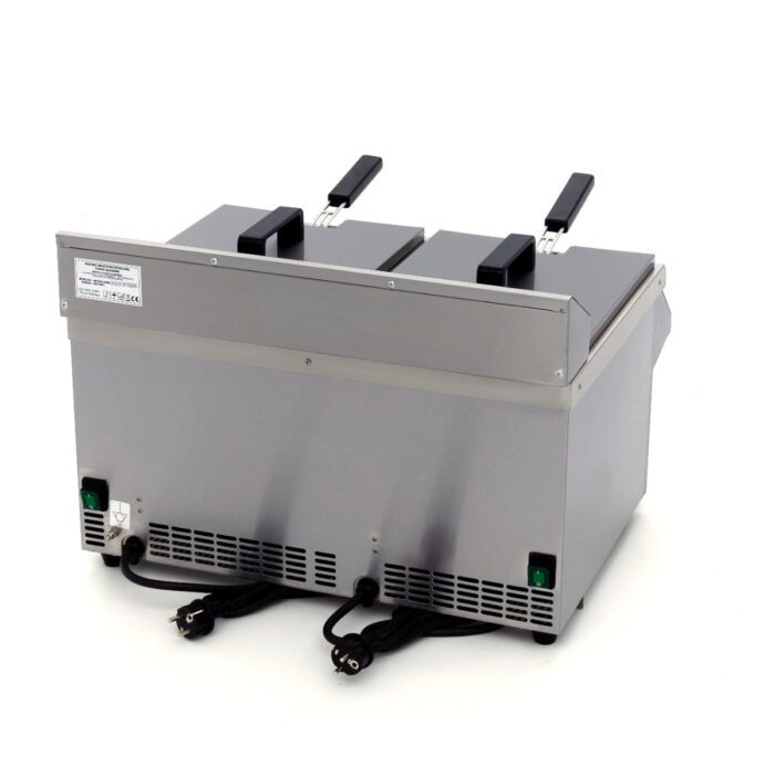 Fritüürpann – 2 x 8 l – 2 korvi – äravoolukraaniga – induktsioon - Image 4